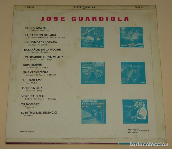 Discos de vinilo: JOSE GUARDIOLA - VERGARA 1967 - Foto 2
