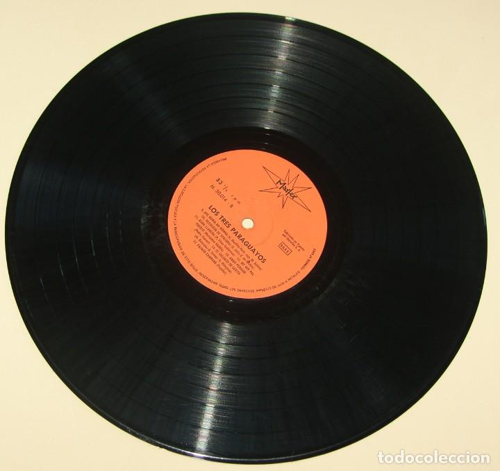 Discos de vinilo: LOS 3 PARAGUAYOS - MARFER - 1966 - Foto 4