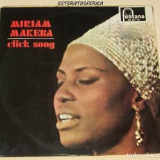 Discos de vinilo: MIRIAM MAKEBA - CLICK SONG - FONTANA 1968. Lote 213955701