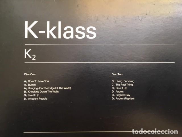 Discos de vinilo: K- KLASS K2 . MADE IN ENGLAND 1998 . 2 LP&acute;S - Foto 4