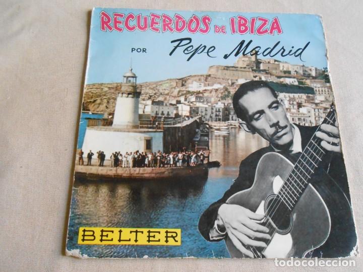 Dischi in vinile: RECUERDOS DE IBIZA - PEPE MADRID -, EP, DANZA MORA (RECUERDOS DE IBIZA) + 3, A&Ntilde;O 1961, BELTER 50.962
