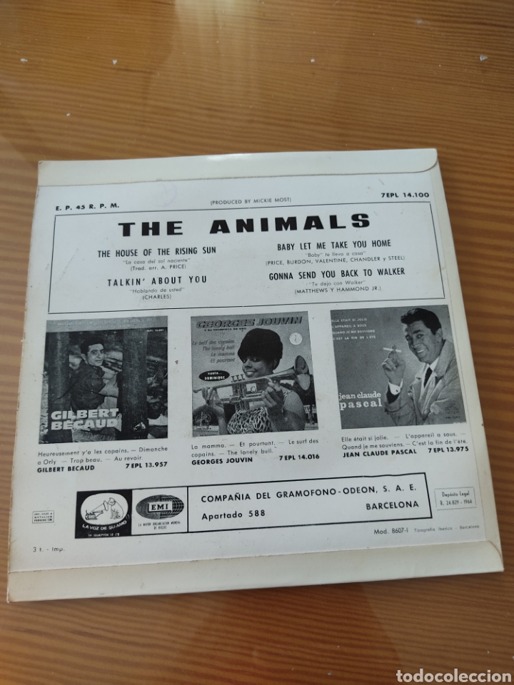 Discos de vinilo: Disco vinilo single THE ANIMALS - Foto 2