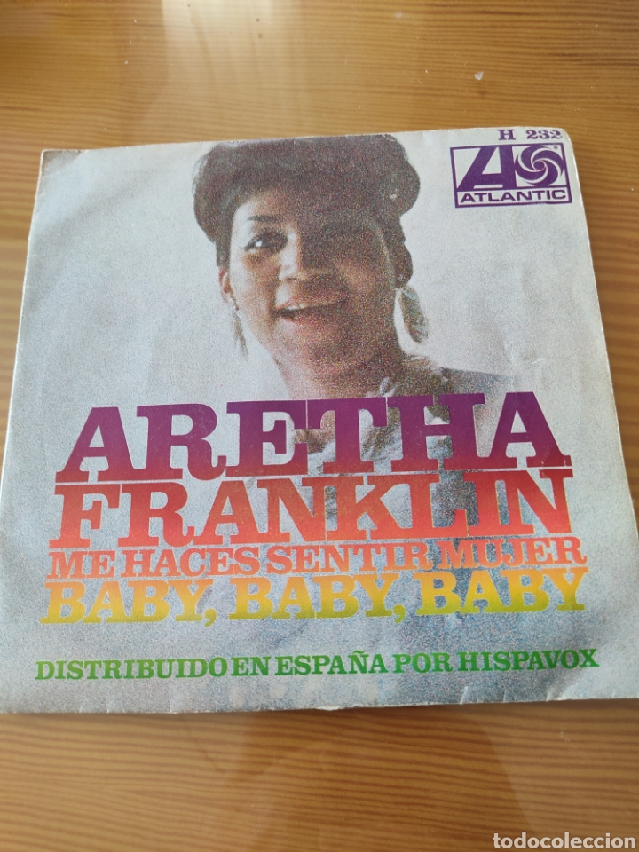 Discos de vinilo: Disco vinilo single ARETHA FRANKLIN - Foto 1