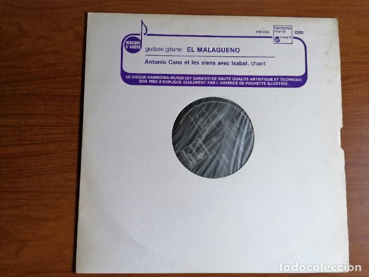 Discos de vinilo: LP Antonio Cano Guitare Gitane - El Malagueno HM925 - Foto 1