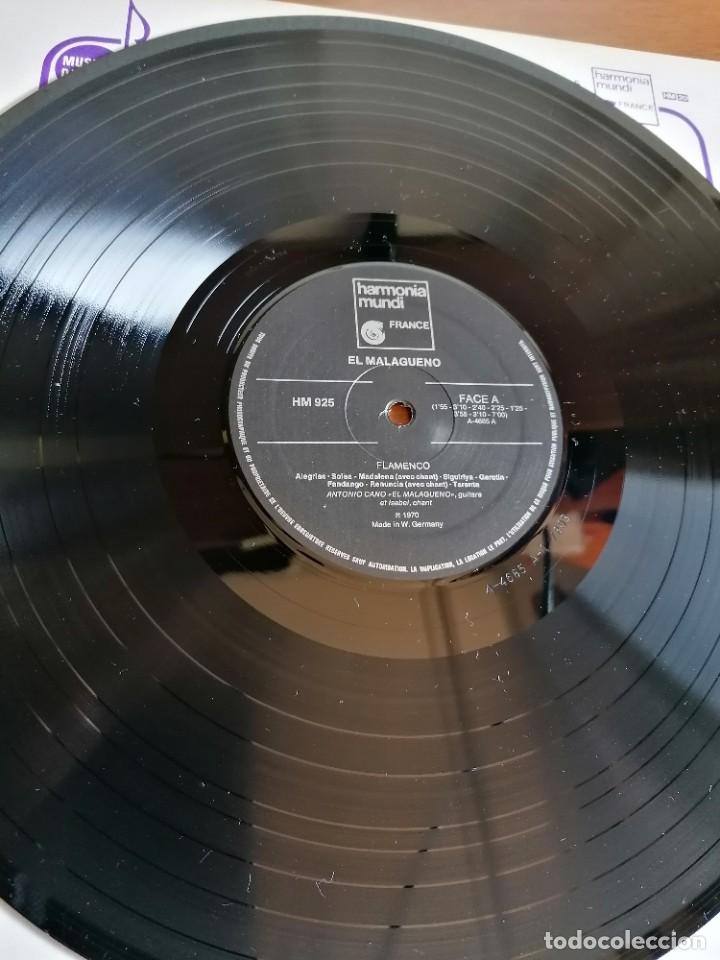 Discos de vinilo: LP Antonio Cano Guitare Gitane - El Malagueno HM925 - Foto 3