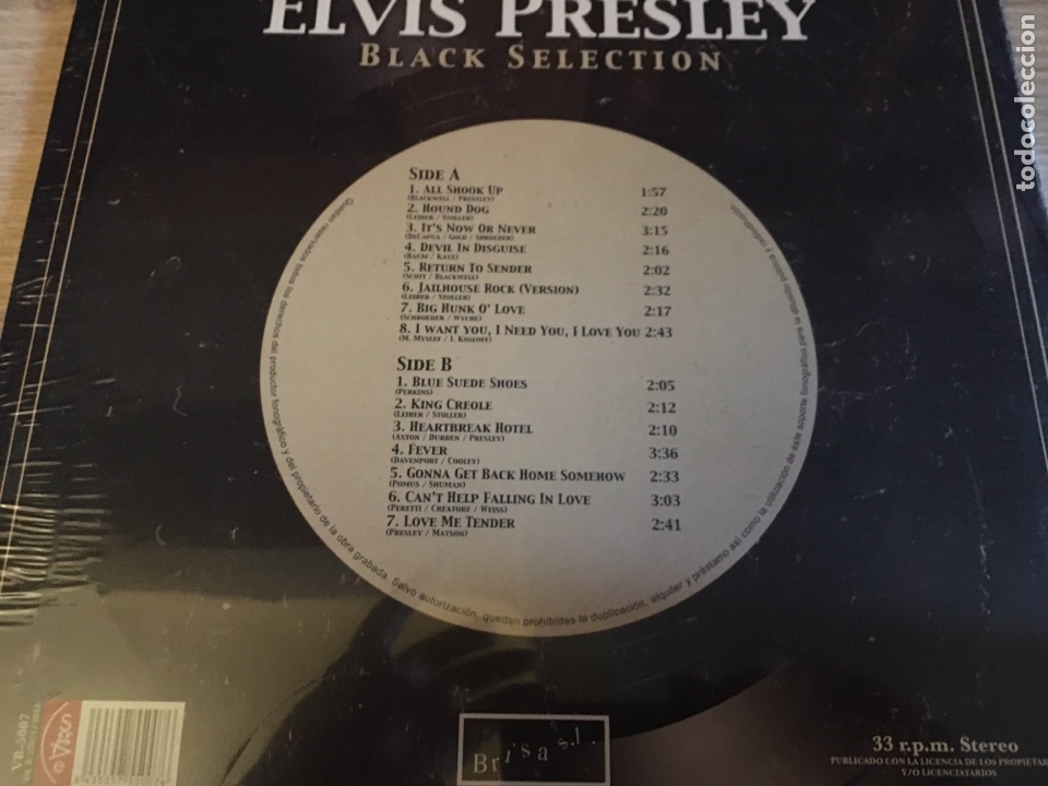 Discos de vinilo: Elvis Presley &lrm;&ndash; Black Selection lp vinilo - Foto 2