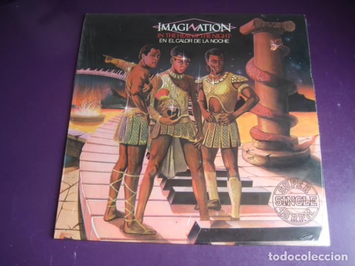 Vinyl records: Imagination (In The Heat Of The Night) En El Calor De La Noche MAXI SINGLE MOVIEPLAY 1982 FUNK DISCO