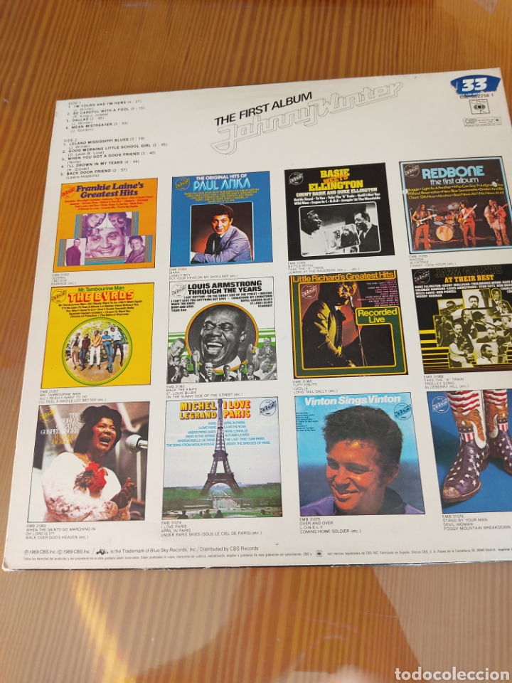 Discos de vinilo: Disco vinilo LP JOHNNY WINTER,promocional - Foto 2