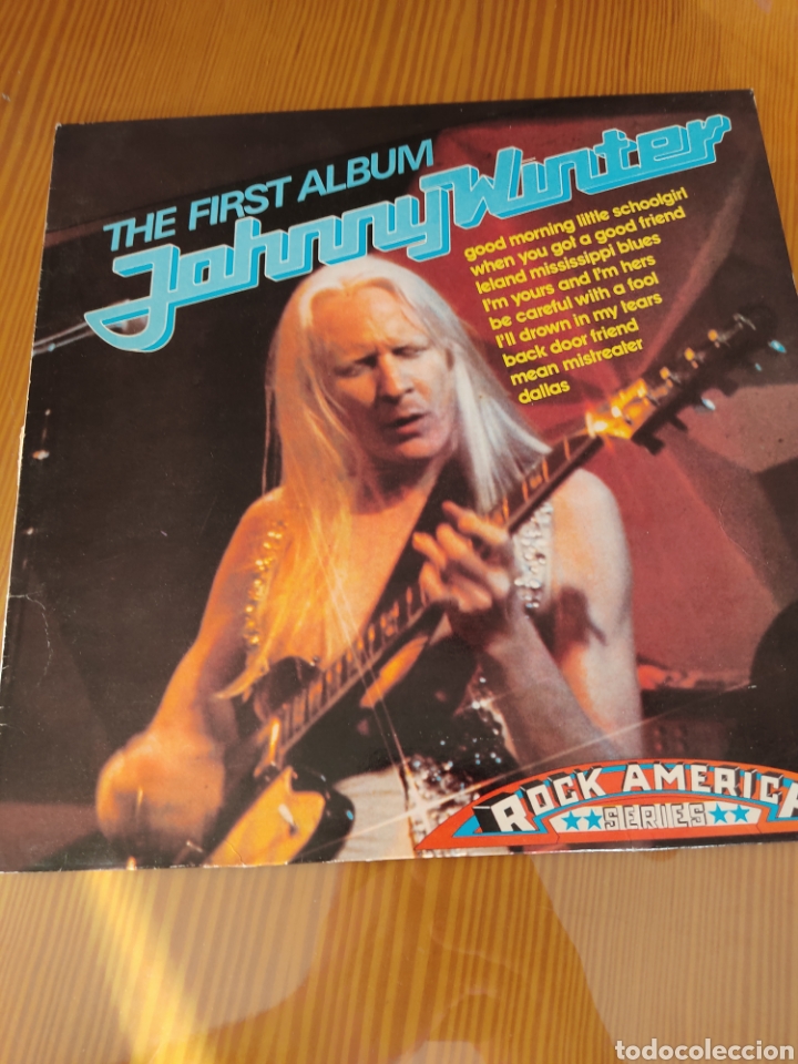 Discos de vinilo: Disco vinilo LP JOHNNY WINTER,promocional - Foto 1