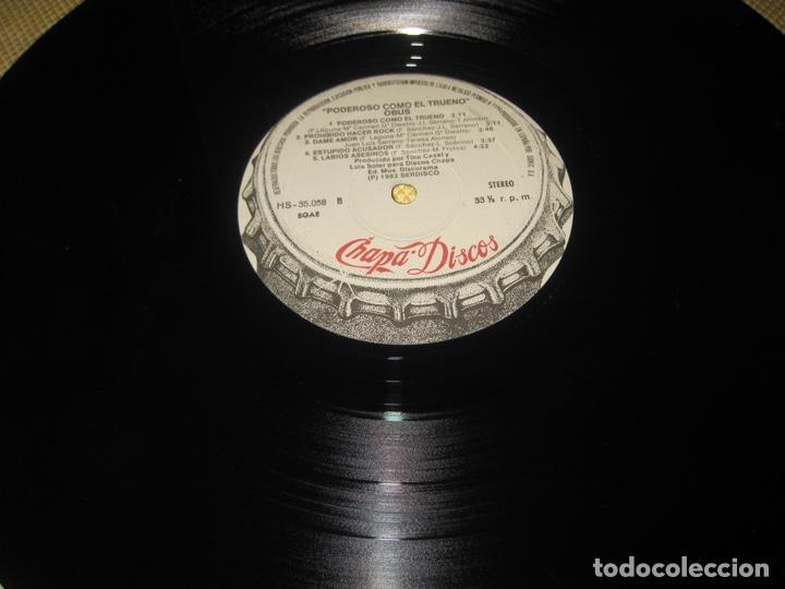 Discos de vinilo: Obus &ndash;Poderoso Como El Trueno Lp DISCO PROMOCIONAL - Foto 4