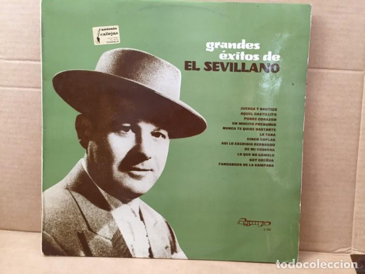 Discos de vinilo: El Sevillano Grandes &Eacute;xitos - Foto 1