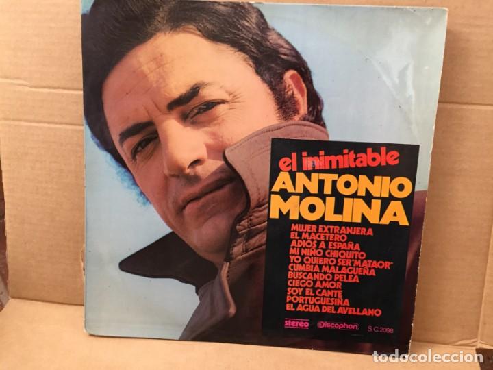 Discos de vinilo: Antonio Molina. El inimitable - Foto 1