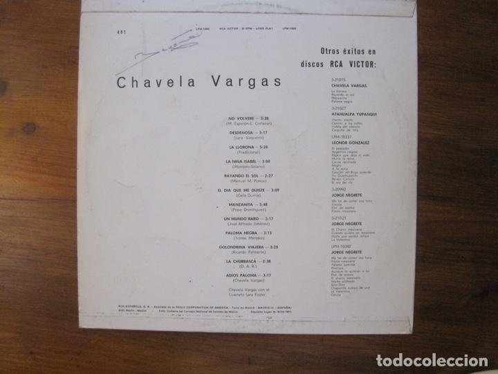 Discos de vinilo: Chavela Vargas Lp - Foto 2