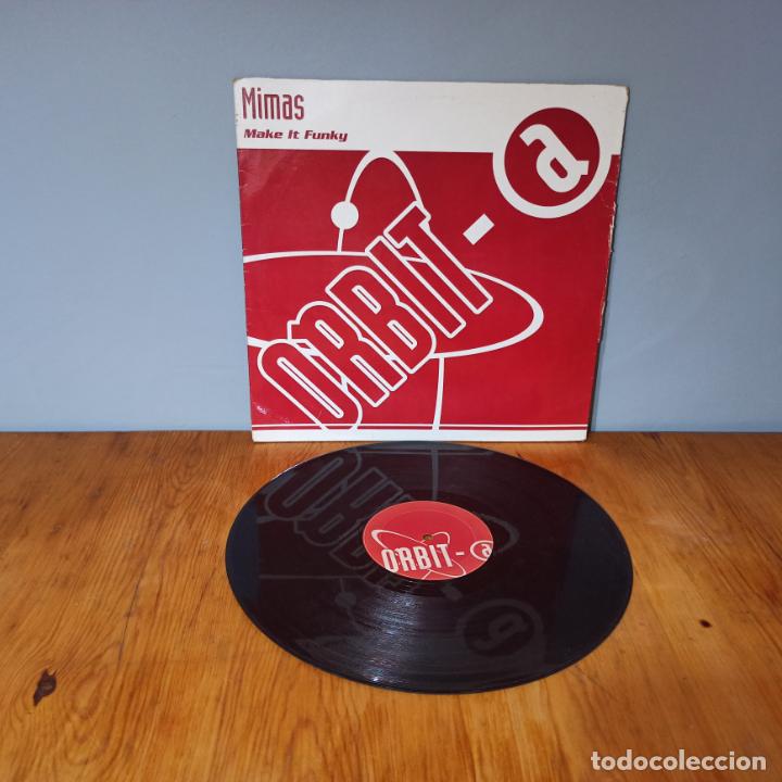 Discos de vinilo: MAXI SINGLE DISCO VINILO - MIMAS - MAKE IT FUNKY - Foto 1