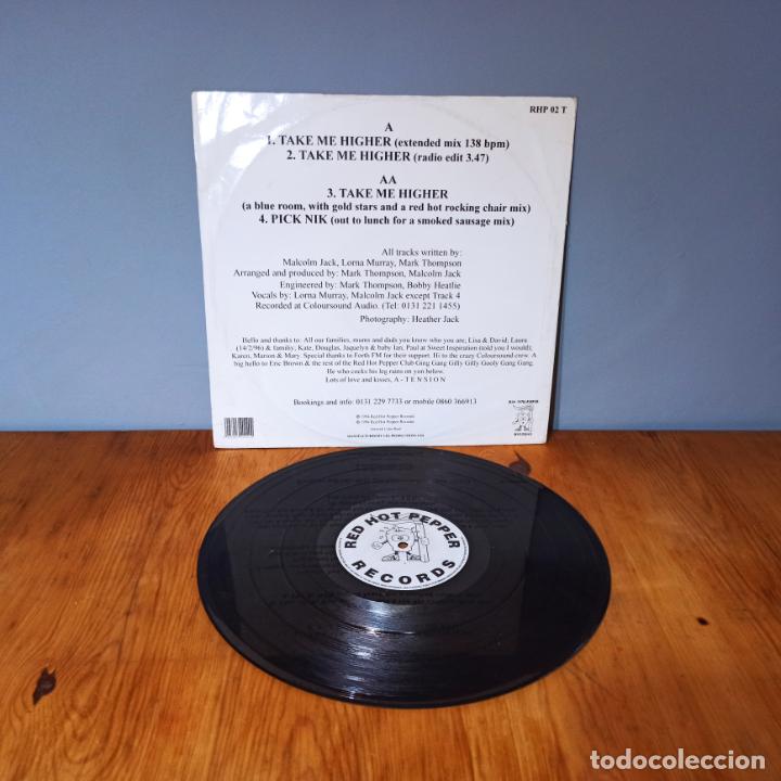 Discos de vinilo: MAXI SINGLE DISCO VINILO - A-TENSION - HIGHER E.P. - Foto 2