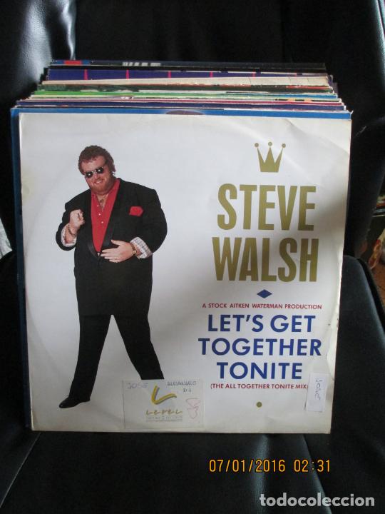 STEVE WALSH (2) ?– LET'S GET TOGETHER TONITE (THE ALL TOGETHER TONITE MIX) (Música - Discos de Vinilo - Maxi Singles - Electrónica, Avantgarde y Experimental)