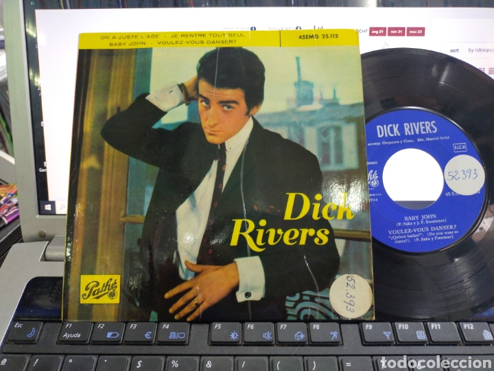 Discos de vinilo: Dick rivers EP on a juste l'age + 3 Espa&ntilde;a 1963