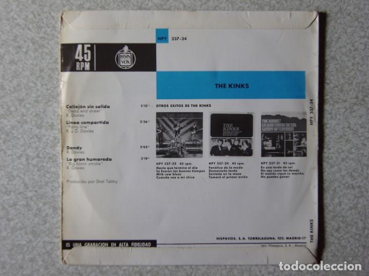 Discos de vinilo: THE KINKS.CALLEJON SIN SALIDA + 3..EX - Foto 2