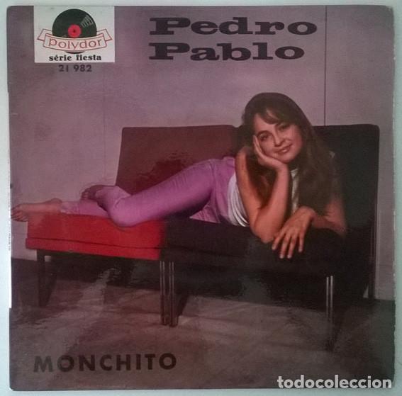 Discos de vinilo: Monchito. Pedro Pablo/ Saca la mana/ Un dos tres/ The merengue glide. Polydor, France ep - Foto 1 - 214141627