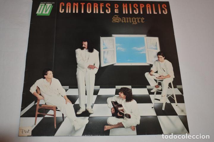 Discos de vinilo: Disco vinilo LP Cantores de Hispalis Sangre - Foto 1