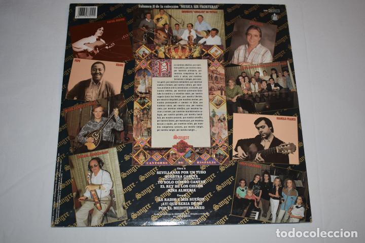 Discos de vinilo: Disco vinilo LP Cantores de Hispalis Sangre - Foto 2