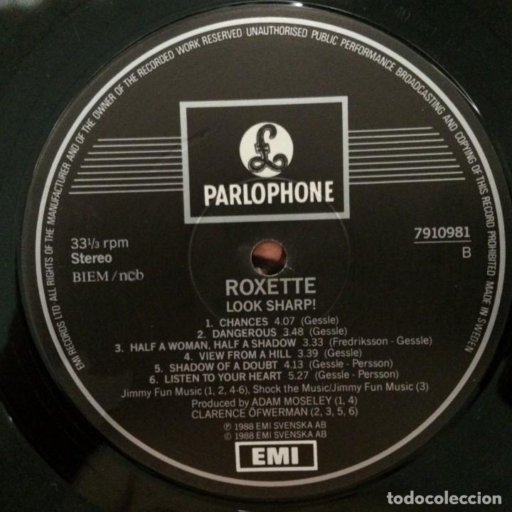 Discos de vinilo: Roxette &ndash; Look Sharp! SWEDEN 1988 Parlophone* - Foto 6