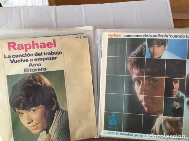 Discos de vinilo: Raphael Alb&uacute;m con 20 discos Eps y singles - Foto 6