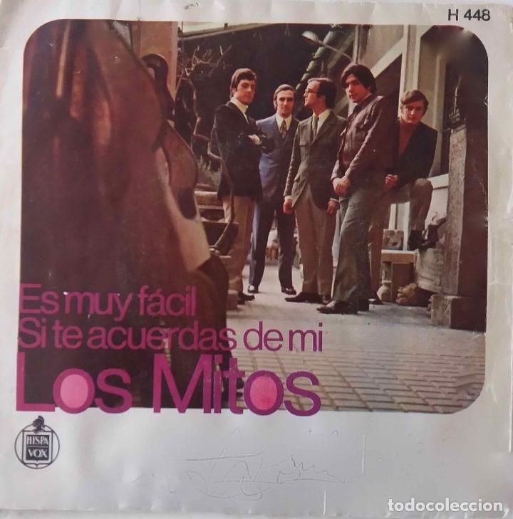 Discos de vinilo: LOS MITOS, ES MUY F&Aacute;CIL. SINGLE ESPA&Ntilde;A - Foto 1