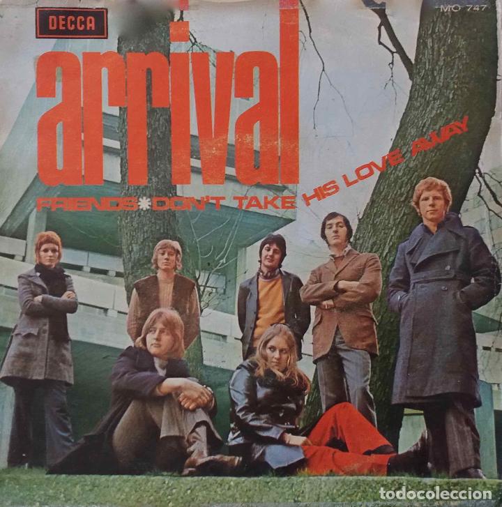 Discos de vinilo: ARRIVAL. FRIENDS. SINGLE ESPA&Ntilde;A - Foto 1