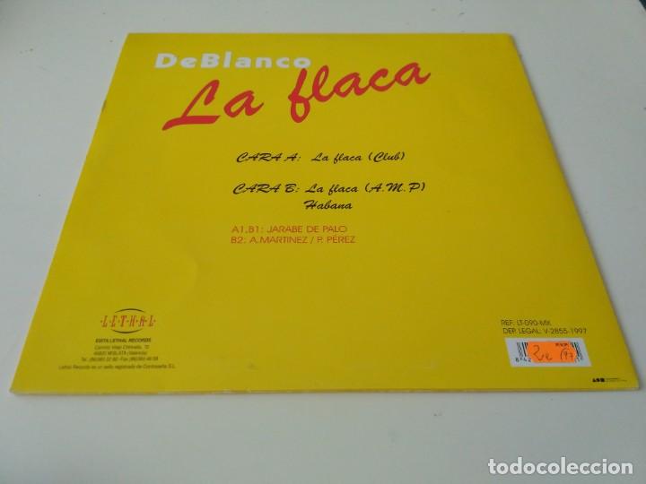 Discos de vinilo: DeBlanco - La Flaca - Foto 2