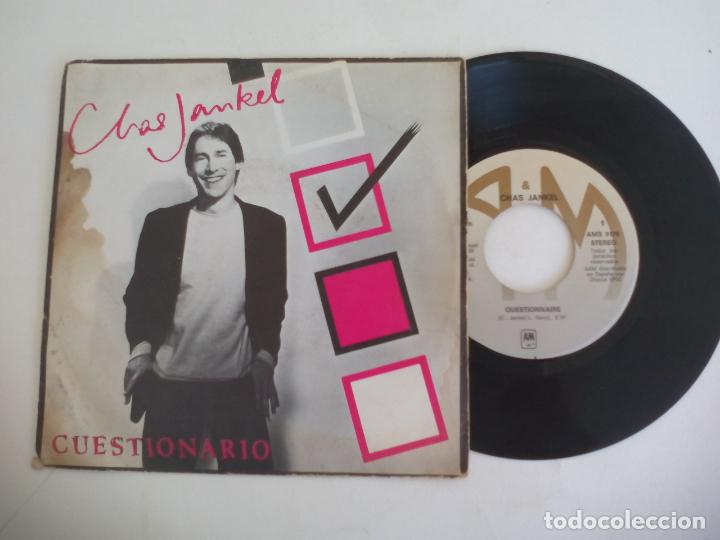 Discos de vinilo: CHAS JANKEL. QUESTIONNAIRE. BOY. 1981 A & m RECORDS. SINGLE VINILO - Foto 1