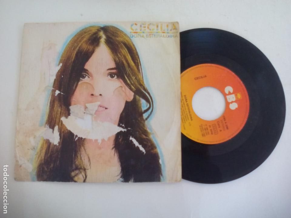 Discos de vinilo: CECILIA DO&Ntilde;A ESTEFALDINA SINGLE VINILO - Foto 1