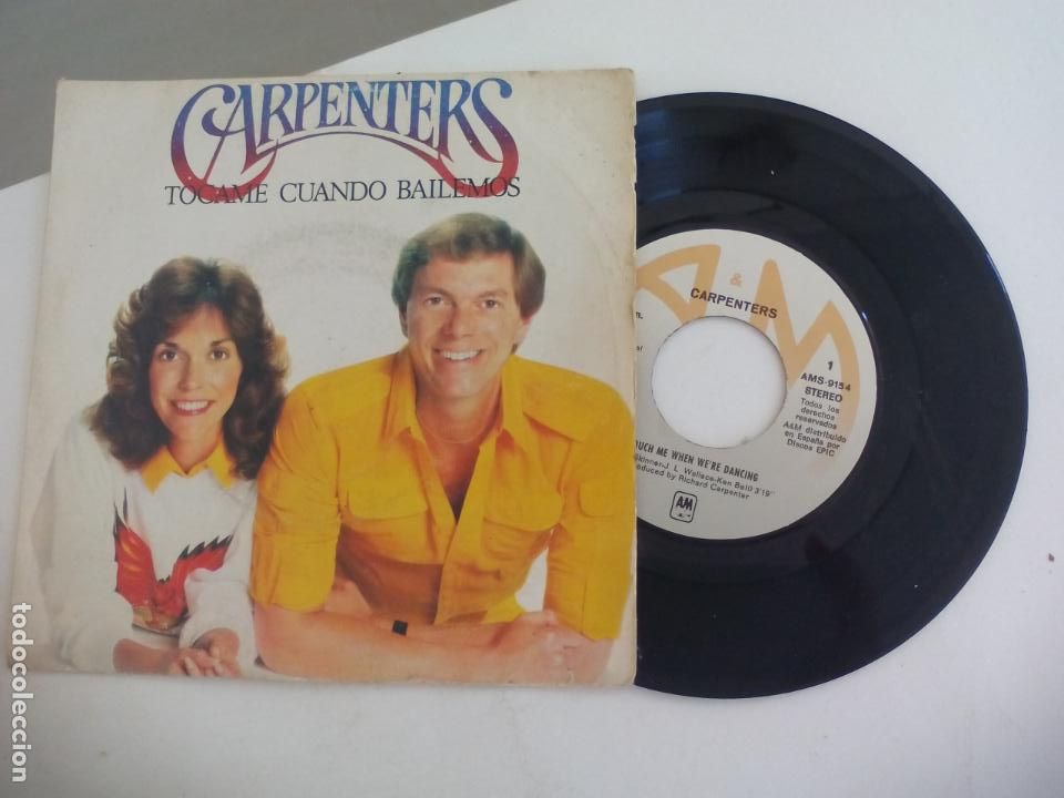 Discos de vinilo: TOCAME CUANDO BAILEMOS. LOS CARPENTERS SINGLE VINILO - Foto 1