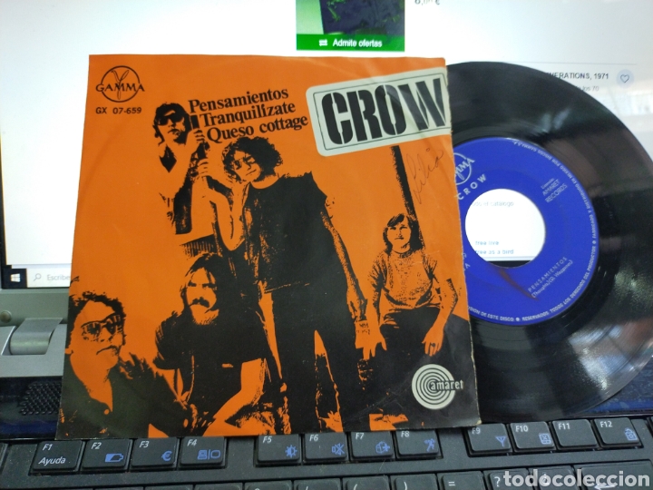 Discos de vinilo: Crow EP pensamientos + 2 mexico - Foto 1