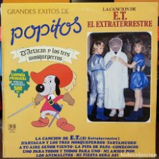 Disques de vinyle: GRANDES EXITOS POPITOS - D´ARTACAN Y LOS TRES MOSQUEPERROS - LA CANCIÓN DE E.T.. Lote 214320137