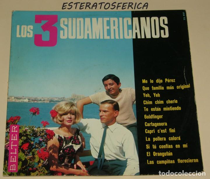 Discos de vinilo: LOS 3 SUDAMERICANOS - 1966 BELTER - Foto 1
