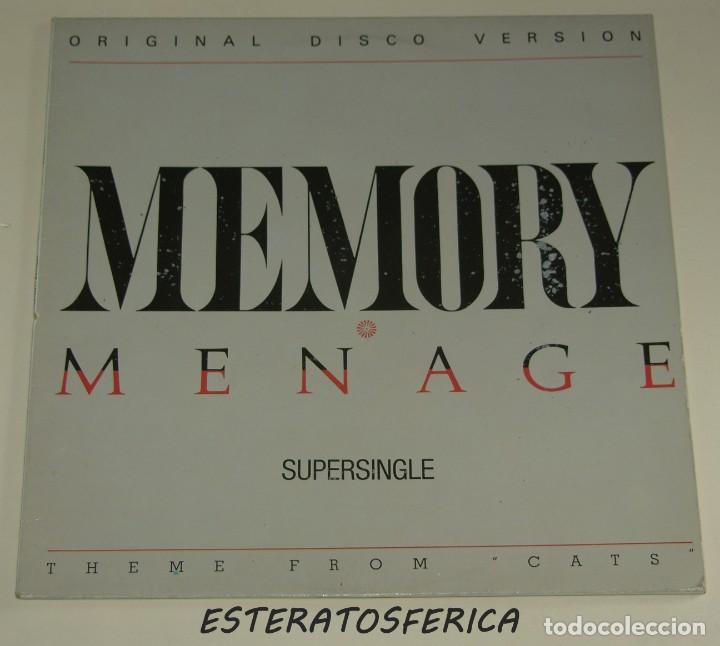 Discos de vinilo: MENAGE - MEMORY - CBS 1983 - Foto 1