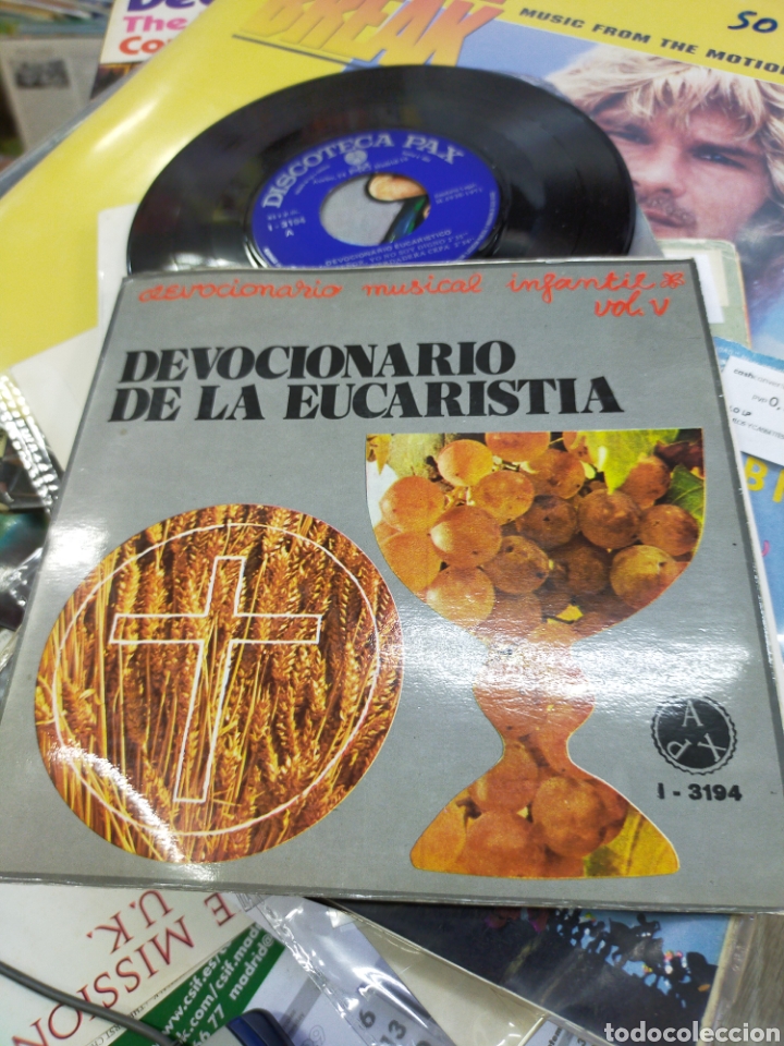 Discos de vinilo: Devocionario de la eucarist&iacute;a EP pax 1971 - Foto 1
