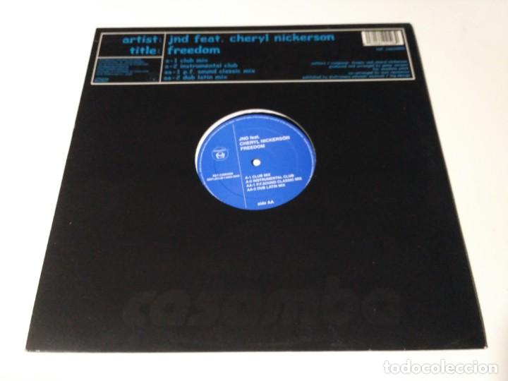 Discos de vinilo: JND Feat Cheryl Nickerson - Freedom - Foto 1