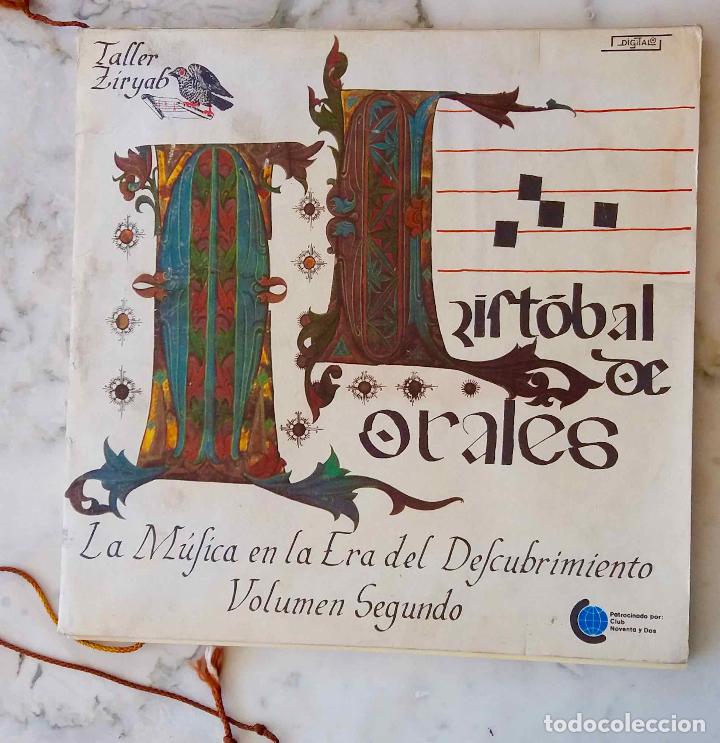 Discos de vinilo: CRIST&Oacute;BAL DE MORALES, M&Uacute;SICA EN LA ERA DEL DESCUBRIMIENTO VOL 2. DOBLE LP, 2 DISCOS + 3 LIBRETOS