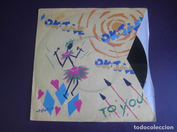 Discos de vinilo: Ok Jive &lrm;&ndash; To You +1 - Sg FRENZY 1982 - INDIE POP NEW WAVE 80'S - EDICION INGLESA PROMO