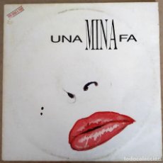 Discos de vinilo: MINA – UNA MINA FA - LP COMPILATION ITALY 1987. Lote 287837883