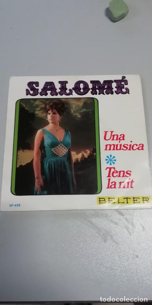 Discos de vinilo: SALOM&Eacute;: UNA M&Uacute;SICA / TENS LA NIT - Foto 1