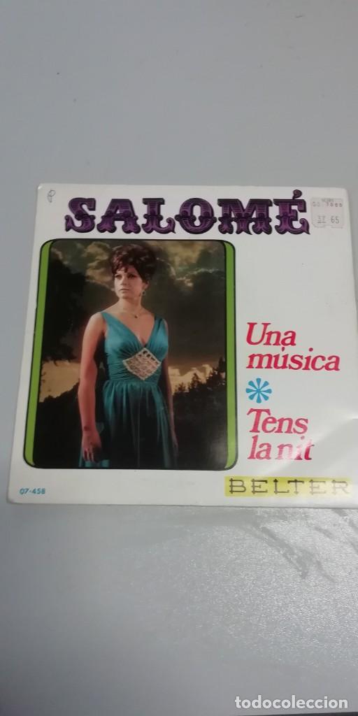 Discos de vinilo: SALOM&Eacute;: UNA M&Uacute;SICA / TENS LA NIT - Foto 2