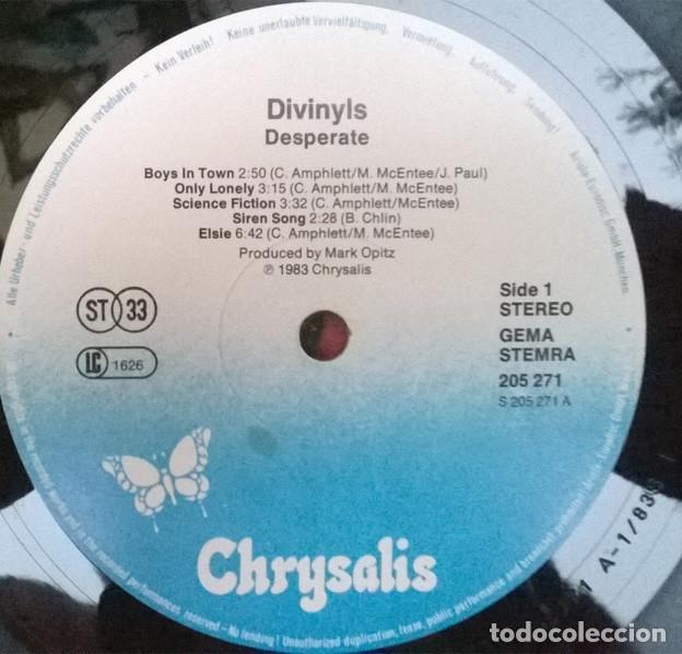 Discos de vinilo: Divinyls. Desperate. Chrysalis, Germany 1982 LP (rock, garage) - Foto 3