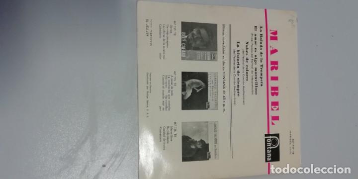 Discos de vinilo: MARIBEL - LA BALADA DE LA TROMPETA - Foto 2