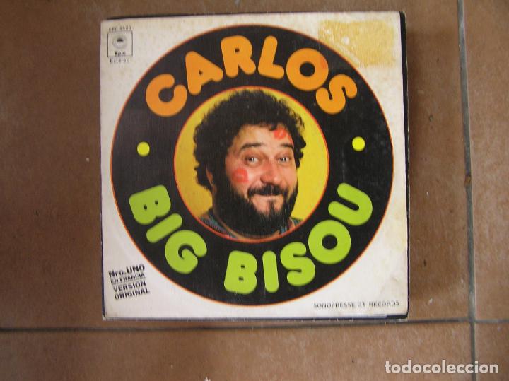 Discos de vinilo: Carlos &lrm;&ndash; Big Bisou - SINGLE - PR - - Foto 1