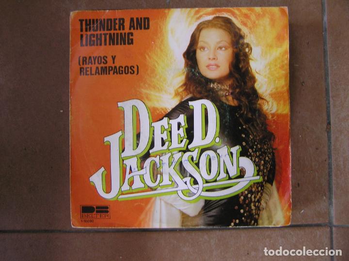 Discos de vinilo: Dee D. Jackson &ndash; Thunder And Lightning (Rayos Y Relampagos) - SINGLE - PR - - Foto 1