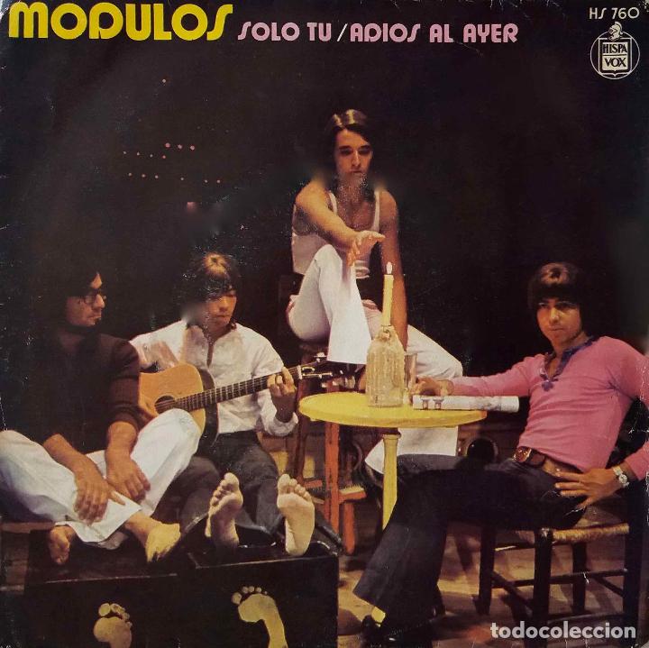 Discos de vinilo: MODULOS. SOLO TU. SINGLE ESPA&Ntilde;A - Foto 1