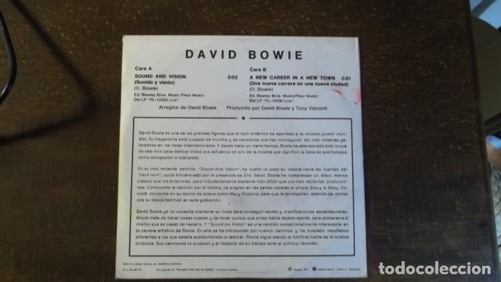 Discos de vinilo: Single David Bowie Sound and Vision de 1977 - Foto 2